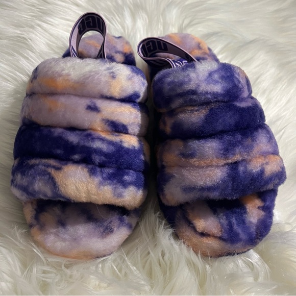 UGG Fluff Yeah Slide Marble Violet - Picture 4 of 10